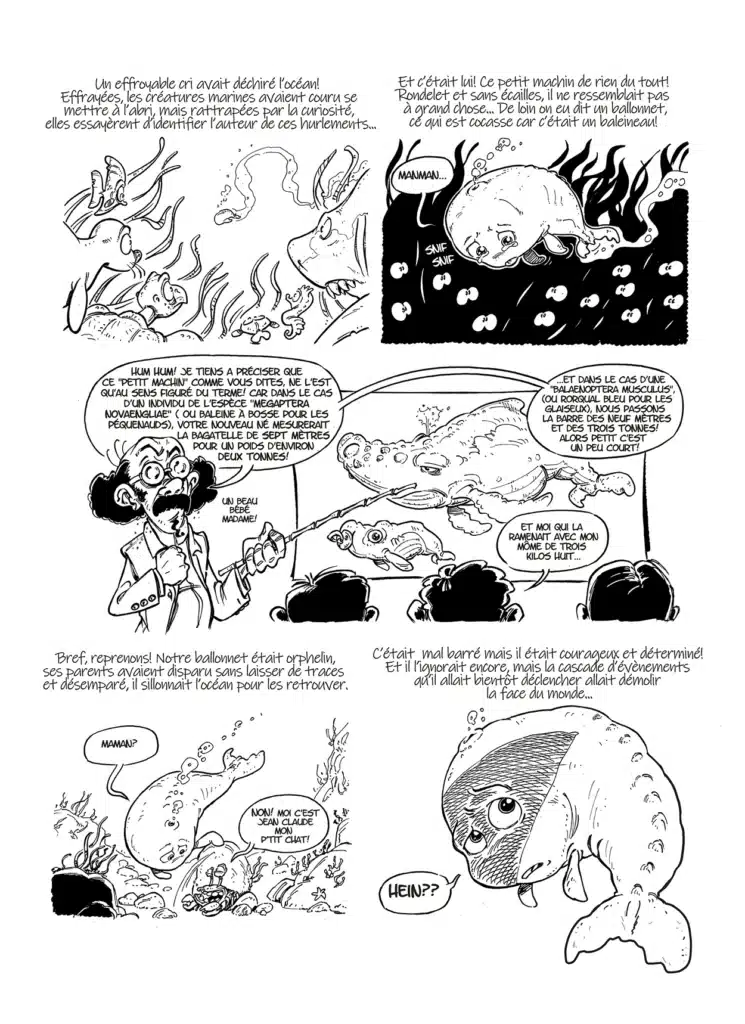 Style Gotlib - roman illustré BD - Jojo - Guillaume Mazurage